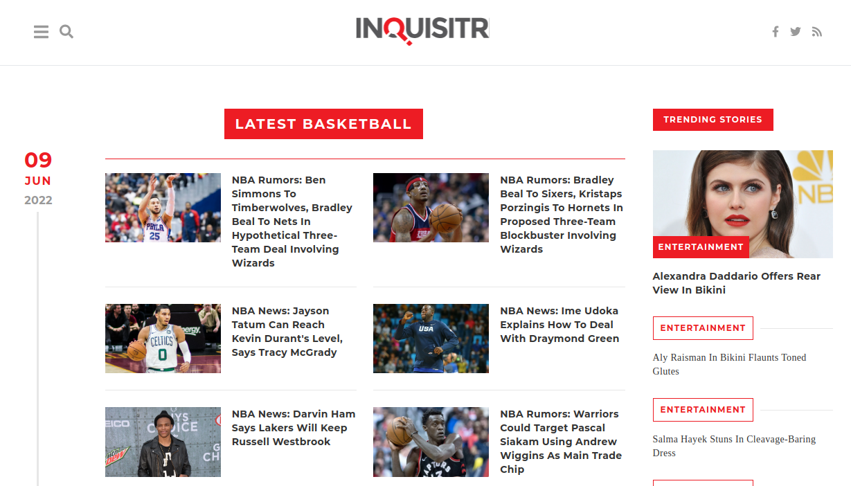 The Inquisitr — Basketball