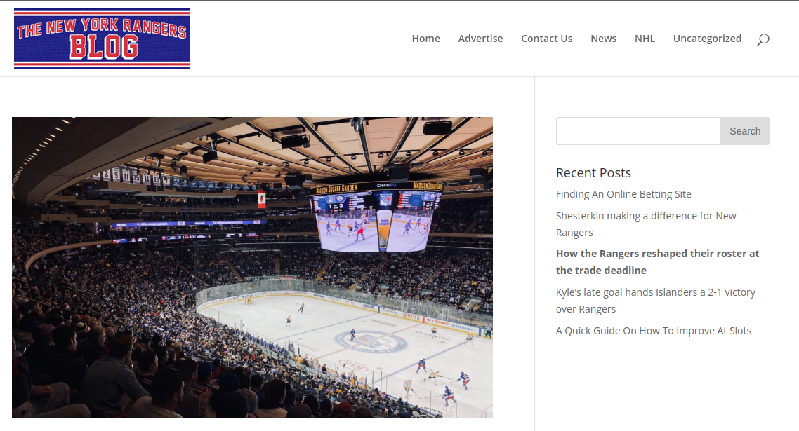 New York Rangers Blog