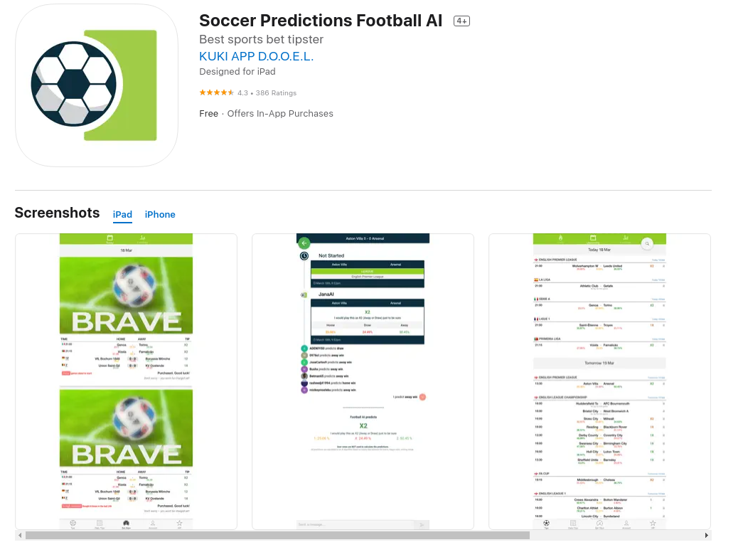 Soccer Prediction Football AI